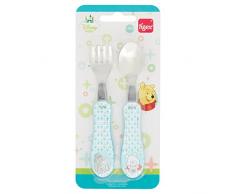 Tigex - Set de 2 Couverts Inox Winnie lOurson