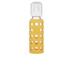 Lifefactory Biberon en Verre/Silicone Mangue 250 ml