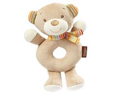 Fehn Anneau Hochet Souple Rainbow Ours en Peluche