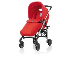 Inglesina ag54 C sbt75red – Avio Poussette, roulements à billes des roues, durchgehende schiebes Tange, rouge