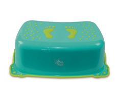 Kerael Marche-pied Bi-matière Turquoise/Vert