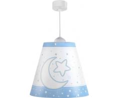 Dalber Lampe de Plafond - Suspension Conique - Lune Bleu