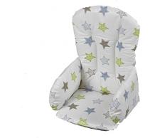 Geuther, Coussin dassise PVC pour Chaise Haute, Universel, motif: Etoile