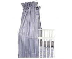 Vanilla Copenhagen 1351124302 Enfant de Lit Baldaquin, Dino vinos, bandes, 152 cm