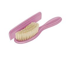 Rotho Babydesign Peigne et Brosse, À partir de 0 mois, TOP, Fantastic Mauve (Vieux Rose), 20059 0288 01