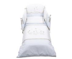 Italbaby Sweet étoiles amovible Couette, Bleu clair, 5 pièces