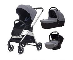 Playxtrem Vintage XT Chaise de voyage 2 en 1 Unisexe 3 en 1 gris