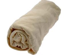 Looping Drap Housse Grande Taille en Jersey Coton Extensible Écru 140 X 70 cm