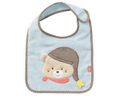 Fehn 060454 Bavoir en peluche avec motif animal pour bébé et enfant à partir de 0+ Multicolore