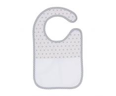 Bolin Bolon Bavoir Grand (Boucle+Plastique) Gris