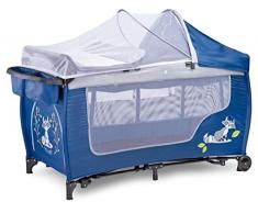 TERO-3553 GRANDE Plus Lit de voyage Bleu marine