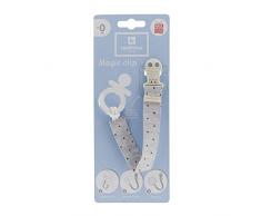 cambrass Stela Ruban Attache Sucette Gris/Mota 2 x 21,5 cm