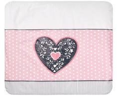 Julius Zöllner 2120125222 Dreamheart Coussin à langer avec perles flexibles Rose 75/85