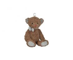 Nicotoy Floppy Peluche Ours avec Ruban Brun 24 cm
