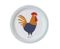 La Ferme Petit Jour Paris - AF705J - Assiette bébé - Des proportions idéales! Blanc Gris