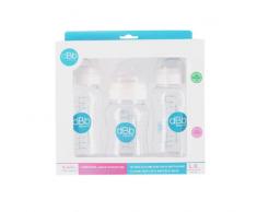 dBb Remond Pack de 3 Biberons Blanc Translucide