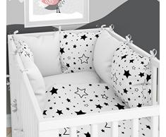 Six coussins pour lit bébé 70 x 140 cm