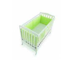 Italbaby Tour de lit 4 côtés, pour lensemble du cadre de lit 225.9998 Vert lime