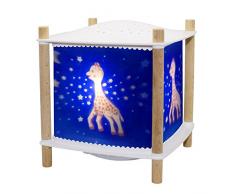 TROUSSELIER - Sophie la Girafe - Veilleuse - Lanterne ReVOLUTION 2.0 - Cadeau Enfant - Projecteur d’Etoiles Musical - Musique & Histoire du soir en Streaming - Détecte les Pleurs - Rechargeable