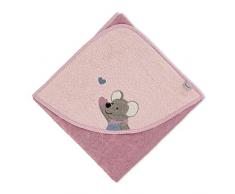 Sterntaler Cape de Bain Souris Mabel, Âge : Dès 0 Mois, 80 x 80 cm, Rose