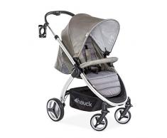 Hauck Lift Up 4 Poussette jusquà 25 avec Posiiton Couchée de 0 Mois, Poignée Réglable, Porte-Gobelet, Pliable dune Main - Argenté