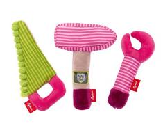 Sigikid, Filles, Hochet, Set dOutils Girls, Papa & Me, Rose, 42342