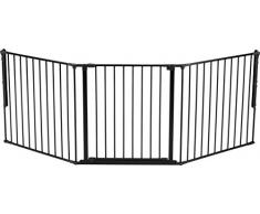 BabyDan Barrière de sécurité enfant multi-fonction, anthracite (L) 90-223cm