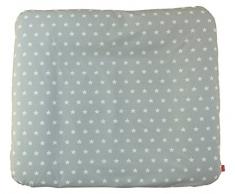 Ideenreich 2325 Housse de matelas à langer antidérapant, étoiles, gris