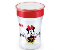 NUK Magic Cup tasse antifuite, rebord antifuite 360°, à partir de 8 mois, 230 ml, sans BPA, Disney Mickey Mouse