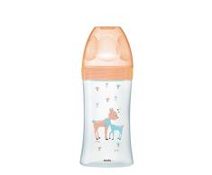 Dodie - Biberon en verre col large Sensation 270ml BEIGE BICHE 0-6 mois tétine plate débit 2