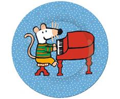 Mimi la souris Assiette à Dessert Bleu 20 Cm