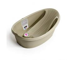 OKBABY Onda Baby - Baignoire Légere et Compacte pour le Bain du Nouveau-né 0-12 Mois - Gris