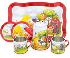 Ulysse- Dinette en Metal Theme De La Ferme, 5062