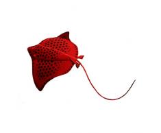 Hansa Animal Peluche Raie Galuchat Rouge 50 cml