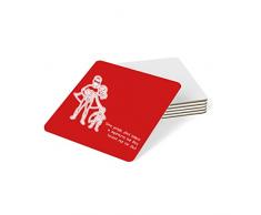 Feel Good Art Mug en céramique Typographie moderne et design Illustration (Rouge)