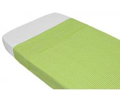Taftan Drap de Lit Vichy vert anis (100 x 80 cm) - Vert
