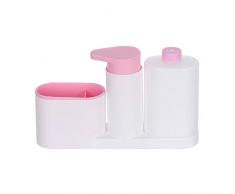 Local Makes A Comeback – Étagère de rangement en éponge pour vaisselle dans la cuisine, fournitures de cuisine, évier, nettoyant multifonction, savon, main bouteille. Rose