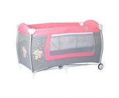 Lorelli 10080361817 Lit Parapluie à 2 Niveaux Danny 2 Rose