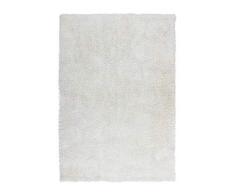 Lalee Tapis Samba 800 White 100% Polyester 160 x 230 cm, Blanc, 160x230