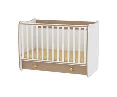 Lorelli Dream Lit Bébé Évolutif Combiné Hêtre 60 x 120 cm