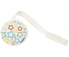 Mebby Clip Attache Sucette avec Dessin à Pois en Couleur