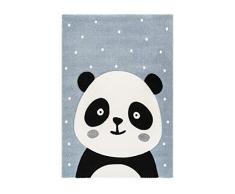 Lalee Tapis Amigo 322 Blue 100% PP-Heatset-Frisée 080 x 150, 100% polypropylène, Bleu, 80x150