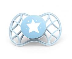 Nuvita 7065 Air55 Cool - Sucette Symétrique pour Bébé - Garanties sans BPA – Capuchon de Stérilisation - Marque UE - Conçues en Italie