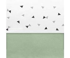 Little Lemonade Drap de 120 x 150 cm Gris/Noir Triangle