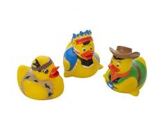 Rätt Start indien et Cowboy canards Jouets de bain, 3 pièces