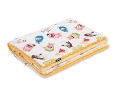 Pepi Leti 685843716709 Couverture pour bébé Motif déguisements Turquoise 100 x 75 cm