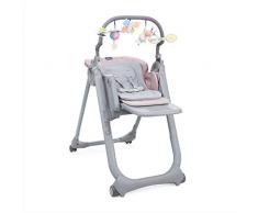 Chicco - Chaise Haute Bébé Polly Magic Relax - 4 Roues - Evolutive - Paradise Pink