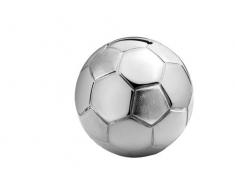 Zilverstad A6007260 Tirelire Ballon de Football Argenté Laqué