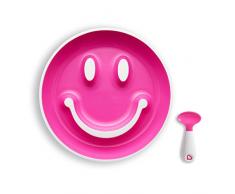 Munchkin Smile n Scoop Assiette Rose