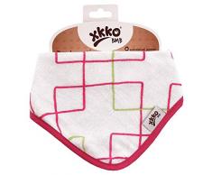 XKKO bmbbn d011 a Bamboo Muslin, Bandana ou Bavoir Rose